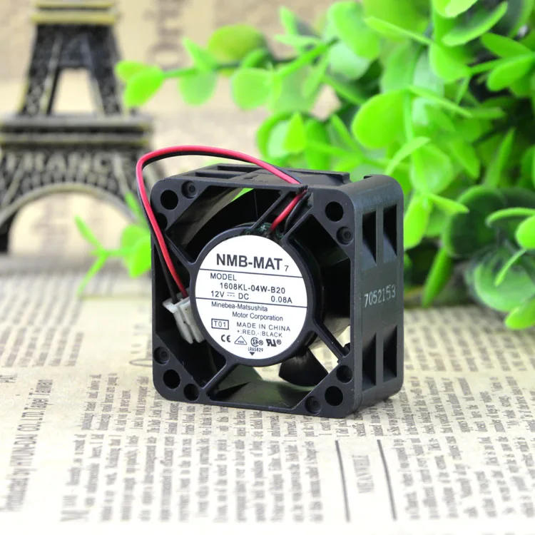 

NMB вентилятор 4 см 4020 12 В 0.08a 1608kl-04w-1b двухпроводной бесшумный вентилятор