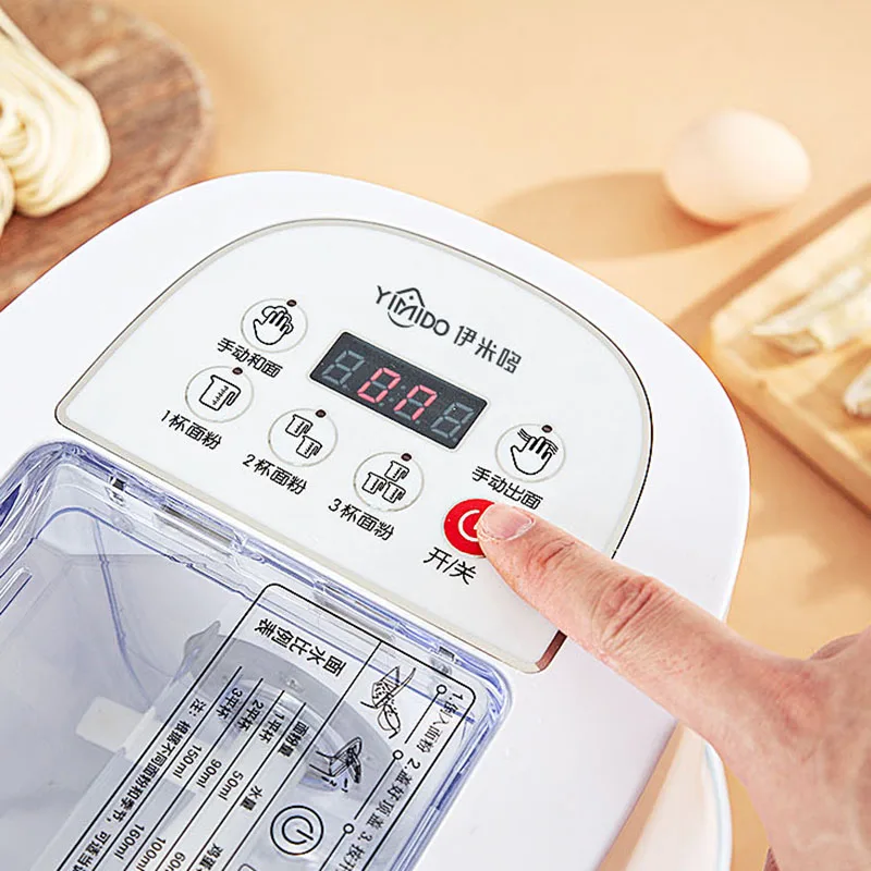 Electric Automatic Noodle Press machine Vegetable Grain Noodles Dumpling Maker Pasta Spaghetti Cutter Dough blender with 13 mold