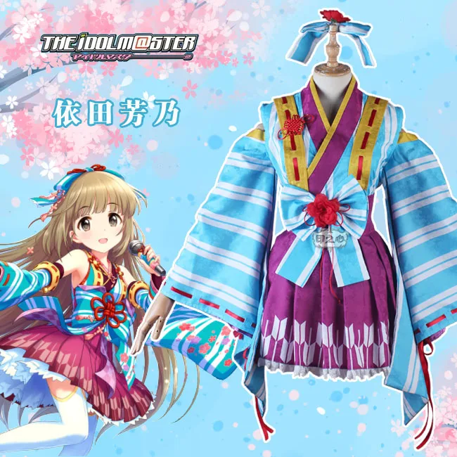 Anime De Idolm @ Ster Cinderella Meisjes Yorita Yoshino Sunshine Zie Kan Sj Lolita Jurk Cosplay Kostuum Gratis Verzending