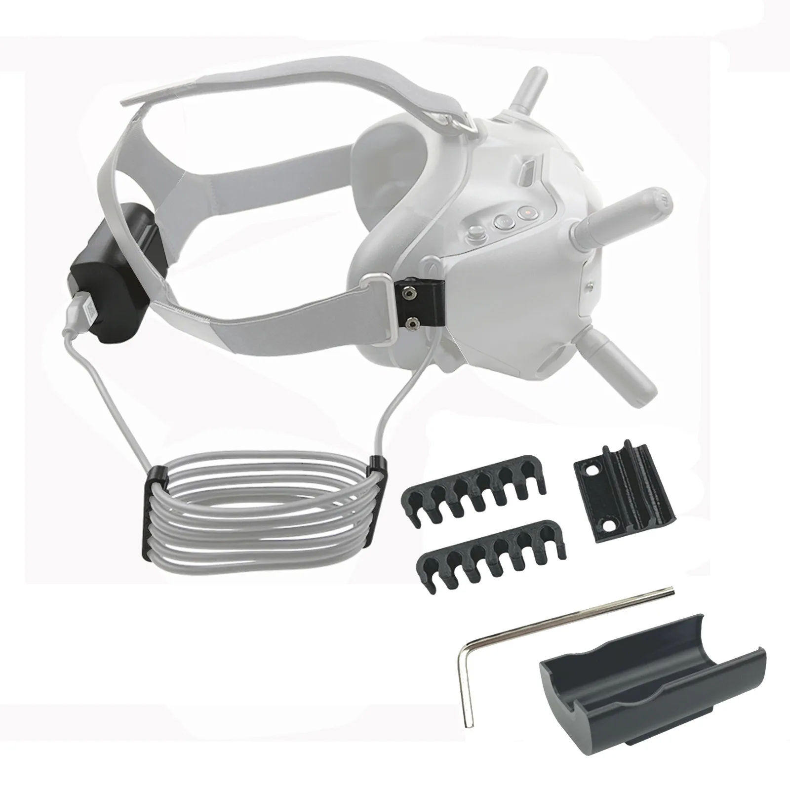 Practical Battery Bracket Charging Bracket+Bobbin Winders For DJI FPV Goggles V2 RC Drone Accessories RC Parts High Quality |