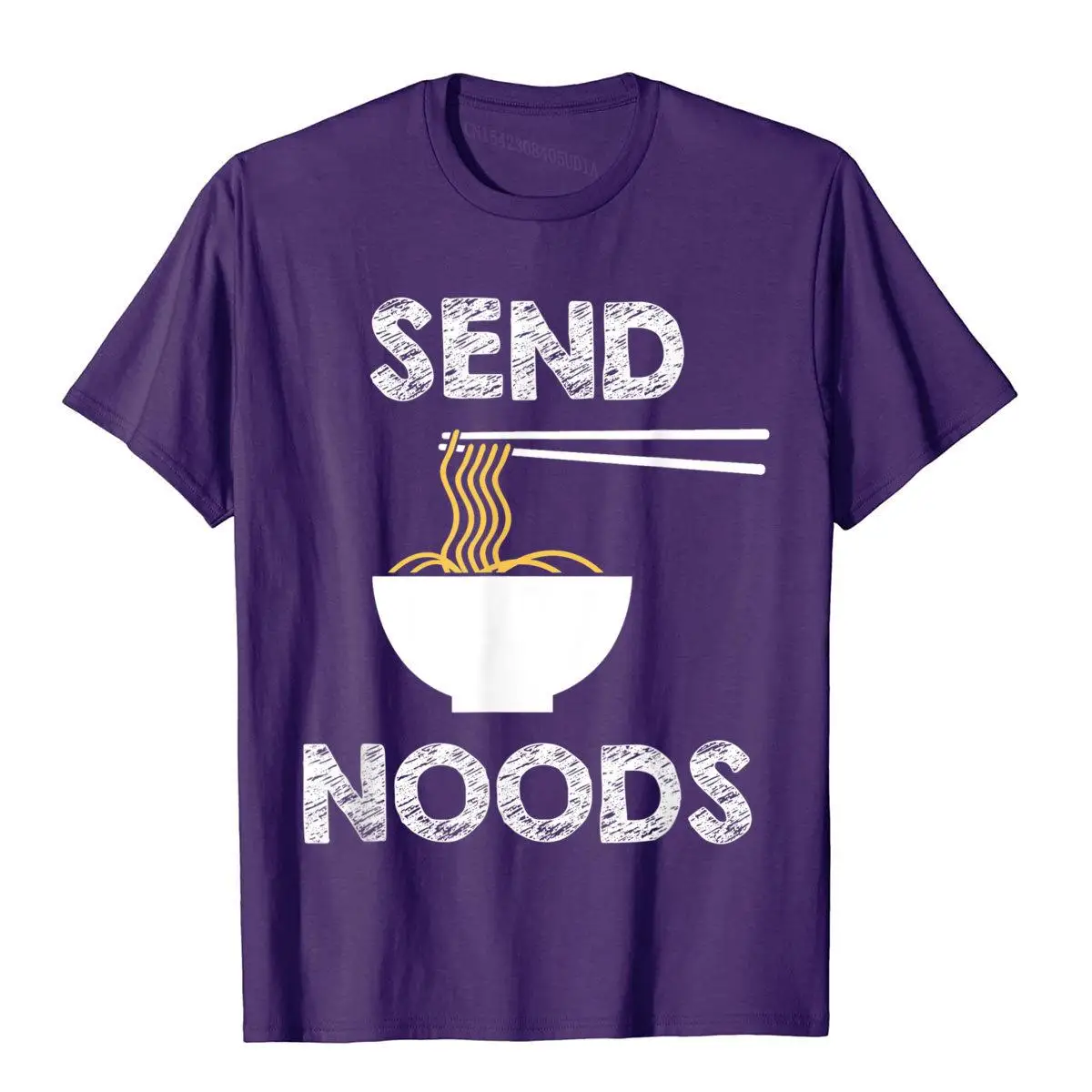 Send Noods Funny Noodle Pasta Tshirt__B7420purple