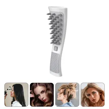 

1PC Practical Portable Creative Durable Head Comb Massager For Massage Head Washing Hairdress (Without Battery)