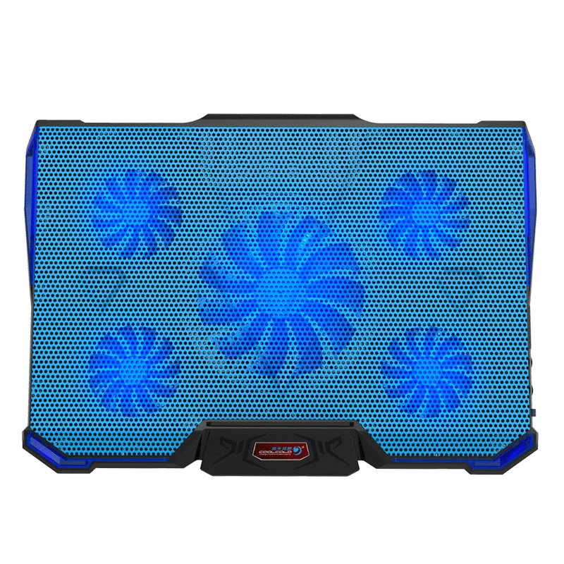 

Five-fan notebook radiator multi-stage adjusting bracket for notebook computer radiator gaming laptop cooler laptop cooling pad
