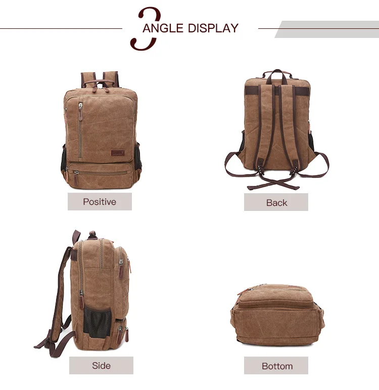 solid color backpack bag travel outdoor running backpack vintage custom logo backpack