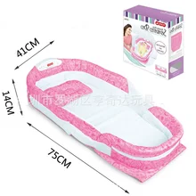 Lit de voyage Portable et pliable pour bébé, avec musique légère, multifonction