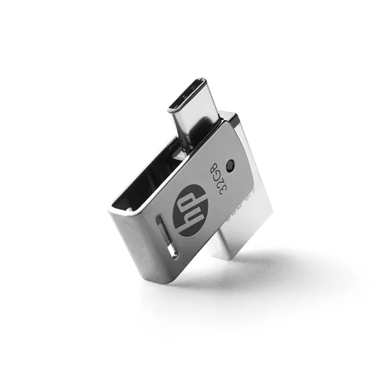 Металлический Высокоскоростной USB флеш накопитель HP X5000M OTG Type C 3 1 для