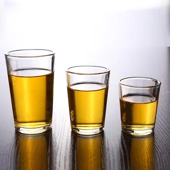 

12 Pieces of Lead-free Tempered Glass Set Heat-resistant Water Glass White Wine Glass Spirit Glass Beer Glass Wine Glasses