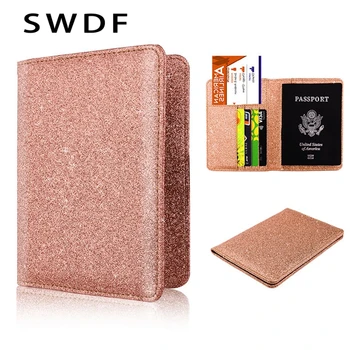 

2020 SWDF New Passport Card Holder RFID Travel Wallet Multi-Function Credit Pass Air Tickets Package Purse Document Kaart pakket