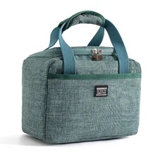 Оксфорд изолированный Ланч-бокс мягкая сумка-холодильник водонепроницаемый тепловой работы для пикника Bento подходит для хранения продуктов, чтобы приносить в школу