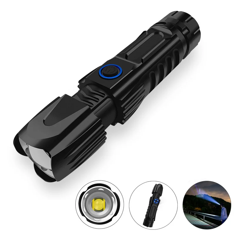 

XANES W69 XHP90/70/50 Zoomable 5 Modes USB Flashlight 26650 Battery Lamps Tactical Led Camping 18650 Flashlamp Torch Lantern