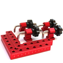 

90 Degrees L-Shaped Auxiliary Fixture Precision Clamping Squares Splicing board Positioning Panel Fixed clip Woodworking tools
