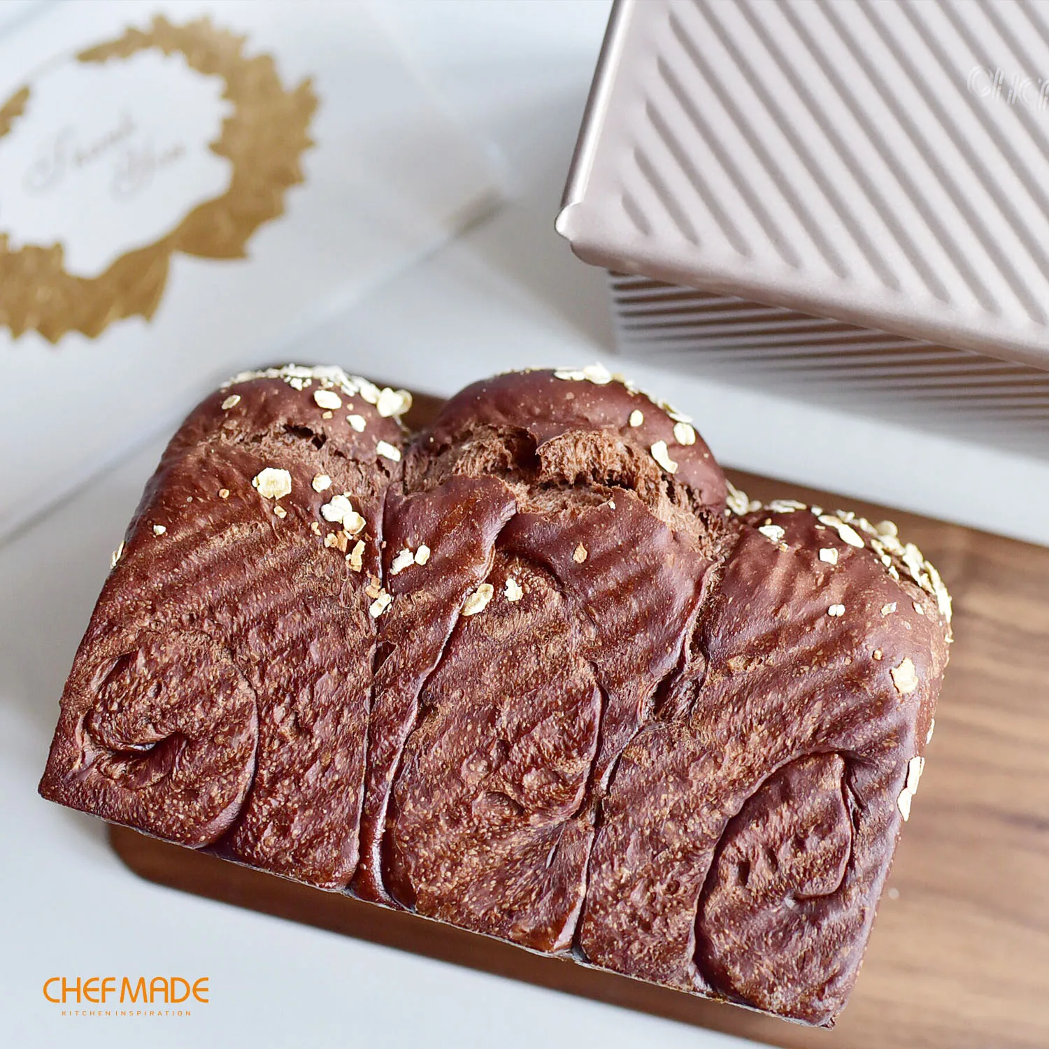 CHEFMADE Pullman сковорода для буханки с губами 0.99Lb емкость теста антипригарная