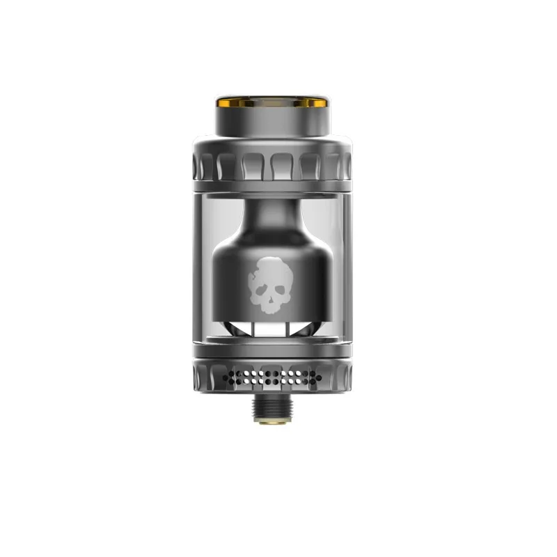 Gunmetal Подлинный Dovpo, пусковое Blotto RTA атомайзер 2/6 мл Capacirty Танк 510 нить 26 мм Диаметр Vape Танк Поддержка двойные катушки или Одиночная катушка - Цвет: Gunmetal