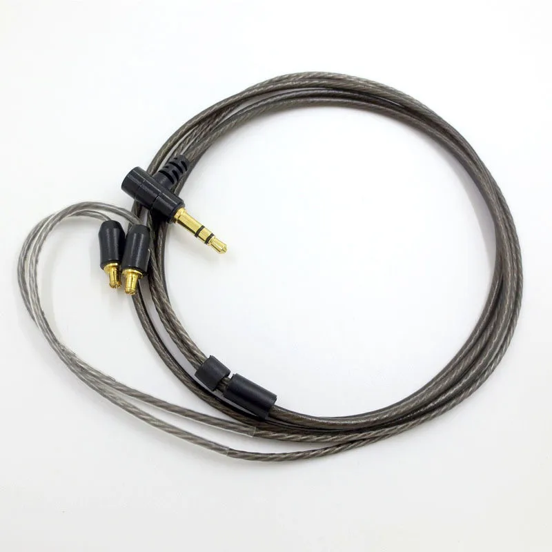 Замена аудиокабеля для Oriolus SE215 A2DC LS70 IM50 MMCX 0,78 2pin серебристый шнур с покрытием проволоку 23 AugT2