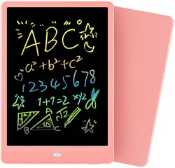 Lcd escrita tablet 10 Polegada colorido doodle placa desenho tablet apagável reutilizável almofada de escrita educacional para 3 6 anos de idade meninas