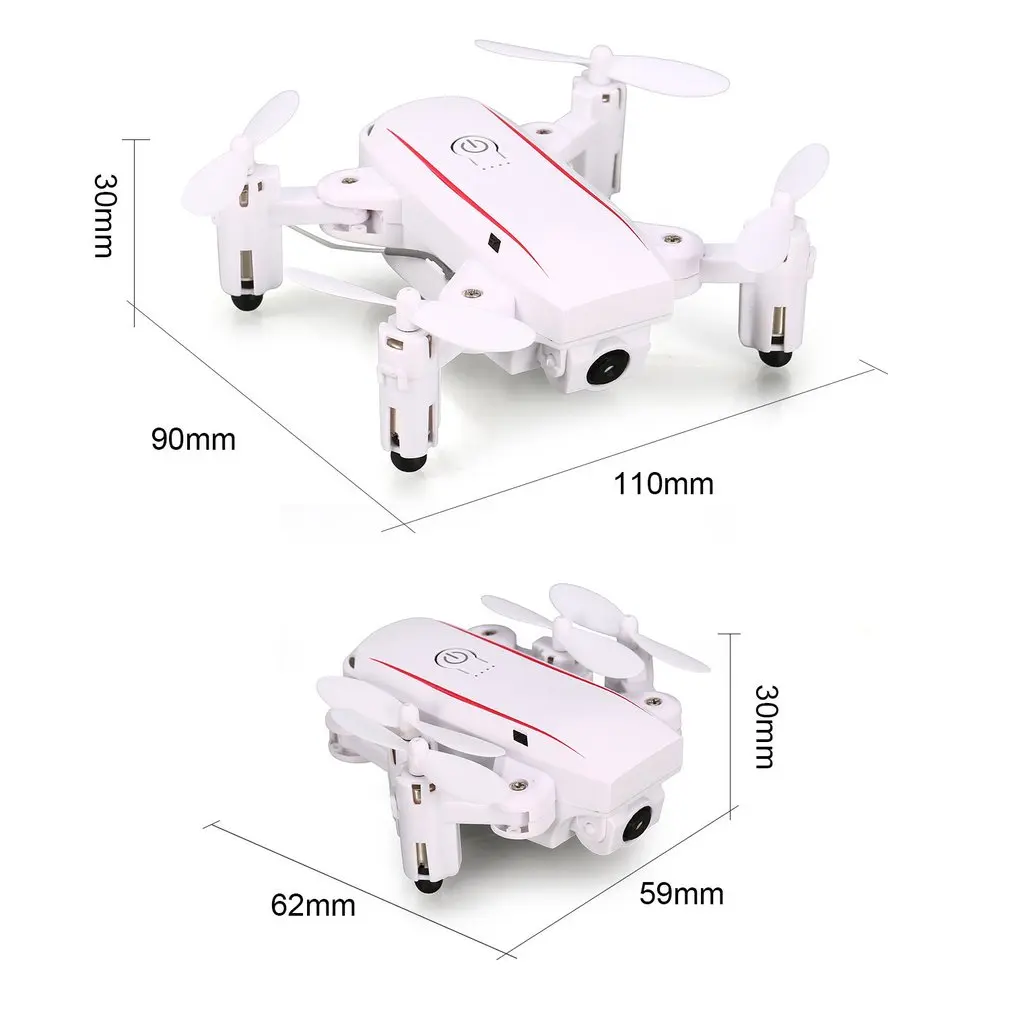 Foldable Mini RC Dron Toys with 480P/720P Camera 2.4G RC Drone Professional FPV Wifi Micro Quadcopter Headless Altitude Hold