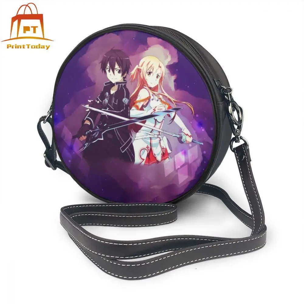 Сумка через плечо Sword Art Online кожаная многофункциональная сумка женские сумки