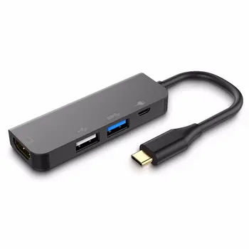 

Aluminum USB Type-C 7in1 Hub Adapter 4K HDMI Card Reader USB 3.0 87W PD Charging Type c to HDMI USB3.0 PD HUB