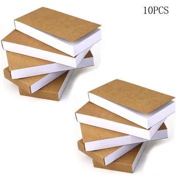 

10 Pcs Blank Flipbooks Creative Notebook Planner Paper Blank Pages Sketch Note Book Scrapbook Travel Diary School Office Supplie