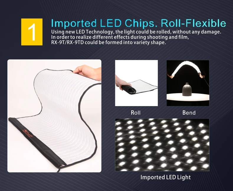 led video light falcon eye iluminacion fotografia