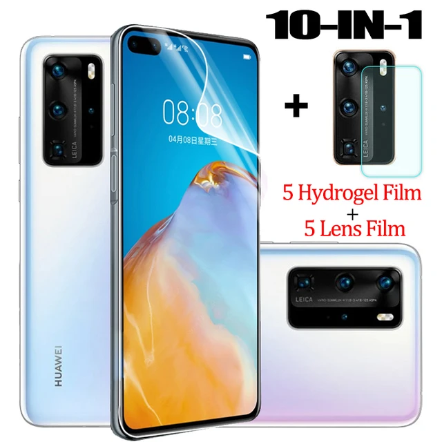 hydrogel film for p 40 huawei p40 pro camera glass p 40 pro screen protector p 40 lite huawei p40 lite e hidrogel huawei-p40pro 10-in-1