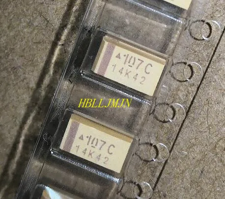 10 шт. чип Танталовый конденсатор C размером 6032 SMD 16 в 100 мкФ 107C|16v 100uf|chip tantalum
