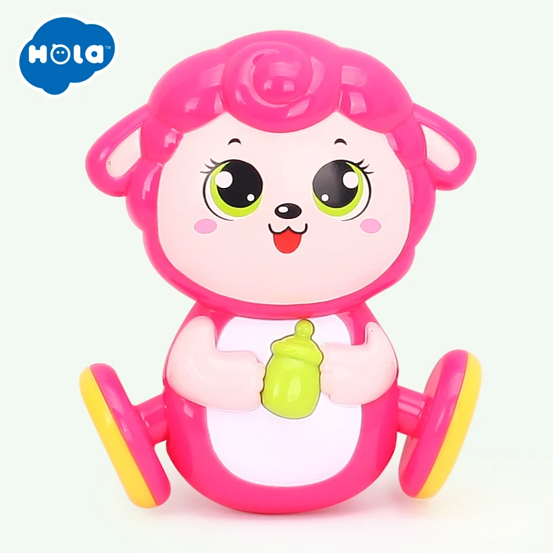 HOLA 1101 детские игрушки 0 12 месяцев погремушки в виде животных для младенцев 6