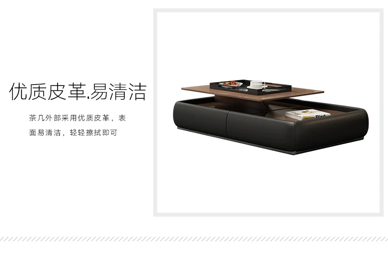 living room home furniture coffee table minimalist modern style wooden mesas rectangle table basse de salon + TV stand furniture