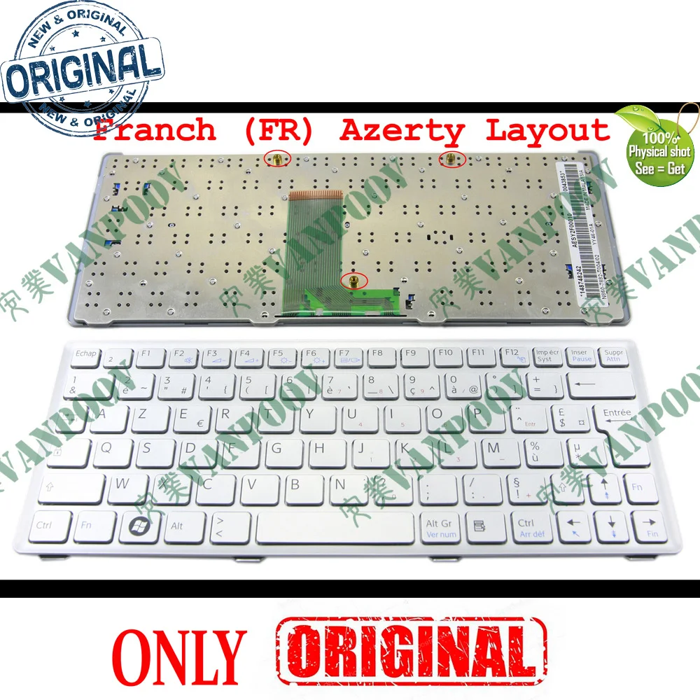 New Laptop keyboard for Sony VPC W VPC-W217 VPC-W111 W112 W121 W211 W212 W215 W217 W221 W222 French FR AZERTY Clavier 148748242 |