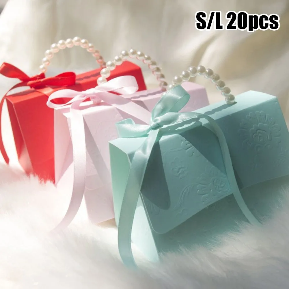 20 шт./лот портативные подарочные коробки для вечерние Ринок и свадеб роскошная