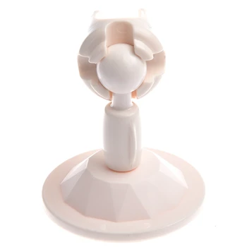 

New White Wall Attachable Shower Head Holder Bathroom Vacuum Suction Cup