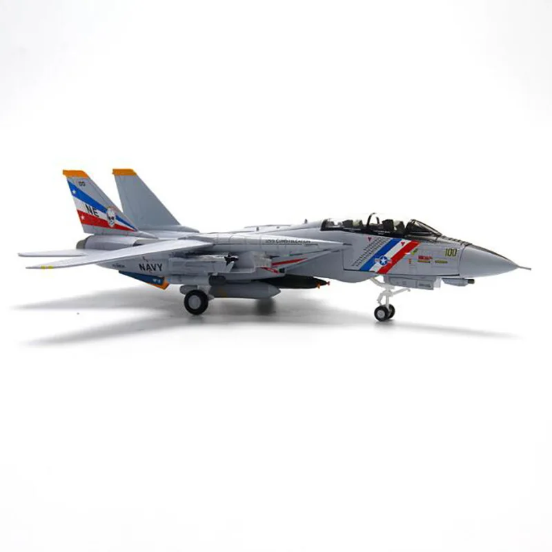 Модель истребителя F14, модель американского флота США, модель 1/100 года, модель самолета, игрушки для взрослых и детей, Подарочная коллекция