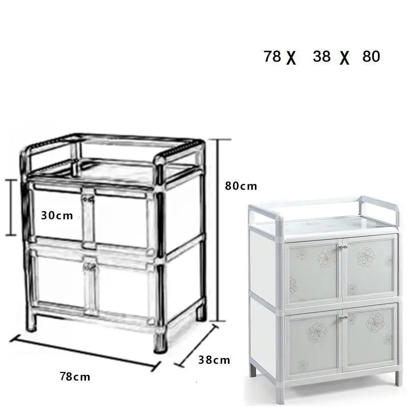 Version B Сервант для комнаты Aparadores Besteklade Китай Mueble Cocina Шкаф Кухня Meuble буфет приставные столы мебель - Цвет: Version B