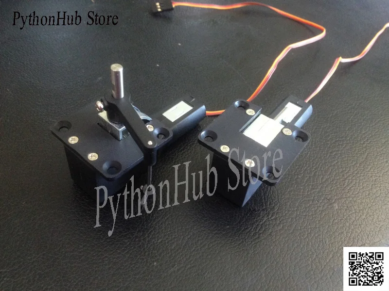 Like Real Electric Fixed Wing 55 40 25 46 78 72G Steering Gear Metal Worm Type Electronic Retractable Landing Gear afbeelding