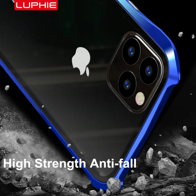 Для Apple iPhone 11 2019 чехол Стиль летучая мышь тонкая металлическая рамка Анти взрыв