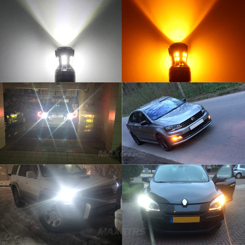 2 шт. светодиодные лампы S25 1156 1141 7506 BA15S P21W 1073|Сигнальная лампа| |