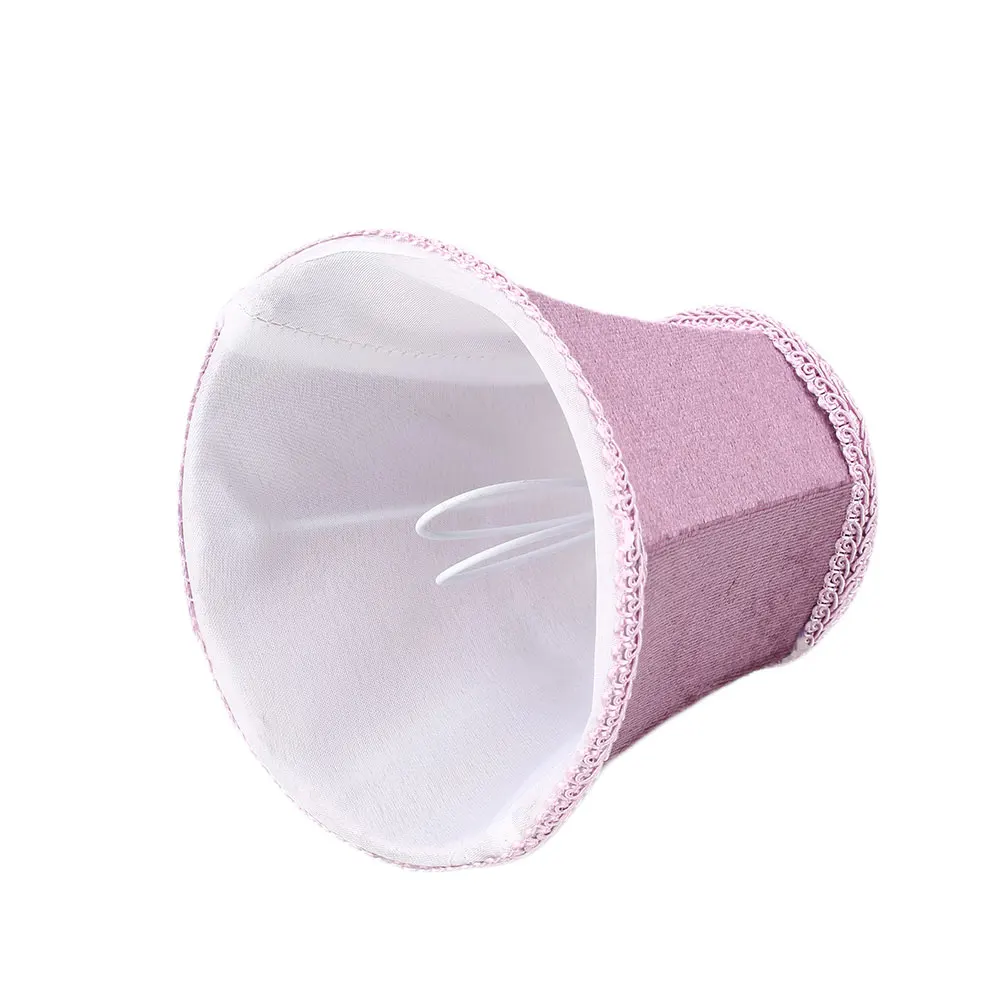 Lights Crystal Lampshade Cloth Chandelier Fashion European Candle Wall Lamp Vintage Bar Cafe Home Decor Shade Bulb Cover