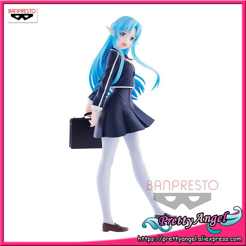 PrettyAngel-настоящая Banpresto EXQ Sword Art Online Asuna Survivor школьная форма ver. Коллекционная фигура