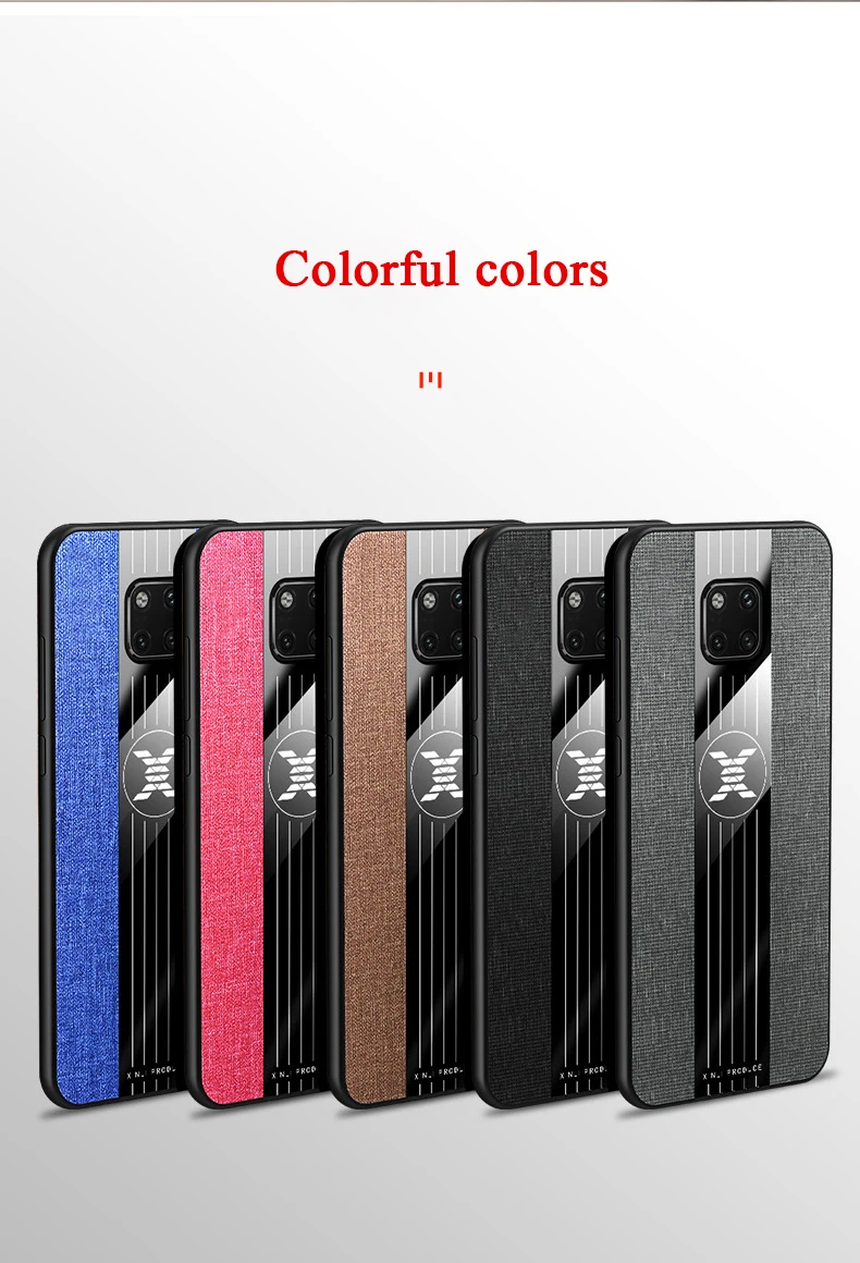 Ikrsses для huawei mate 20 Pro Чехол простая скатерть текстура автомобильный держатель с магнитным креплением чехол для huawei mate 20 X TPU рамка и крышка ПК