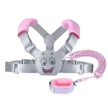 Детский поводок, рюкзак, шлейка для детей ясельного возраста, анти-потеря запястья, манжеты с замком, E65D