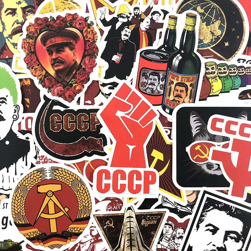 25-50 шт./упак. смешанные Сталин СССР CCCP граффити наклейки для игрушек «сделай сам» ноутбук велосипед электроскутер водонепроницаемые наклейки