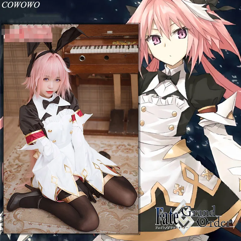 Аниме! Fate/grand order FGO Astolfo Saber Sword Версия 3 0 боевое снаряжение платье горничной