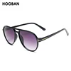 HOOBAN Vintage Pilot Style Sunglasses Men Stylish Brand Design Driving Sun Glasses Male Retro Big Frame Shade Eyeglasses ► Photo 2/6