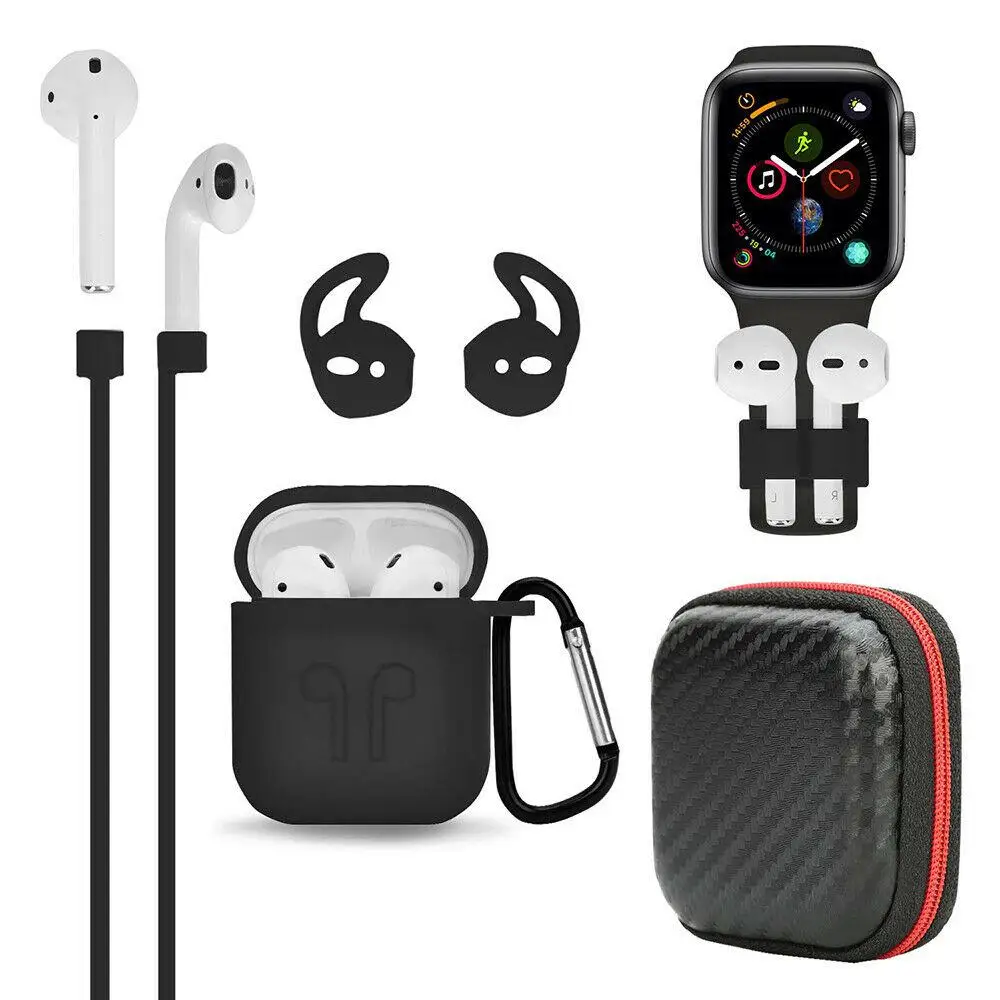 Earphones Case For Apple AirPods Accessories Kits i10 i12 TWS Earphone Cover 7Pcs/Set Silicone Wireless r29 | Электроника