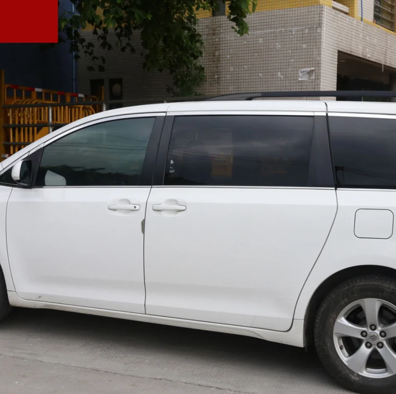 Нержавеющая сталь окна автомобиля планки для toyota sienna 2011 2012 2012 xl30