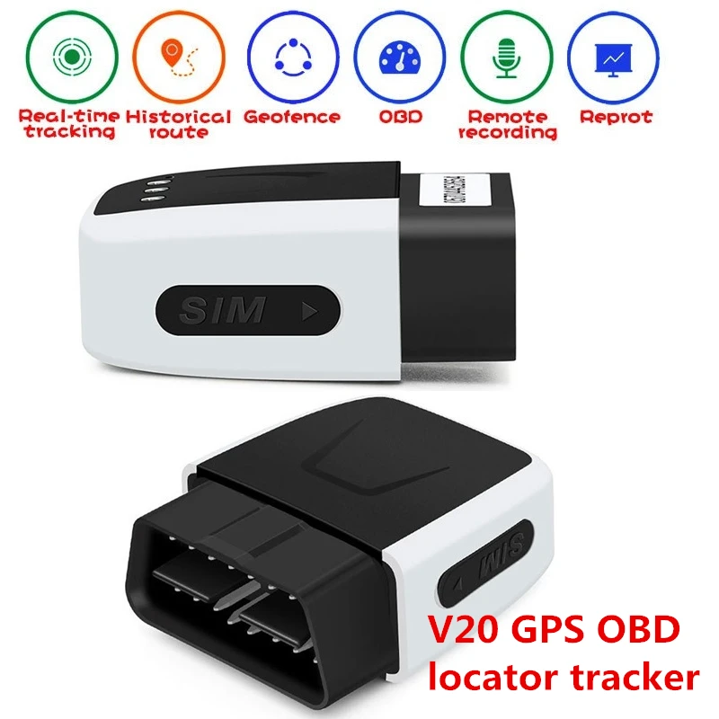 

New OBD GSM GPS Tracker OBD2 Car Diagnostic tool 2 in 1 for iOS/Android OBD ELM327 locator V20 GPS locator odb2 auto car scanner
