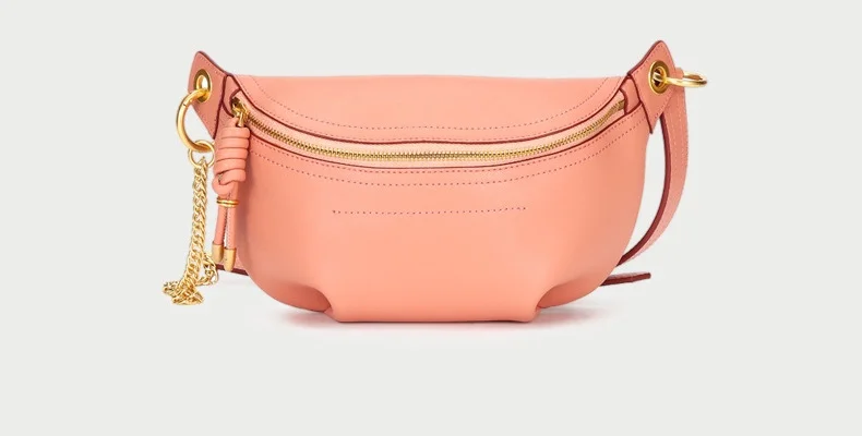 MAHEU, высокое качество, розовые женские сумки, натуральная кожа, нагрудная сумка, на одно плечо, поясная сумка для мобильного телефона, для улицы, сумка для женщин