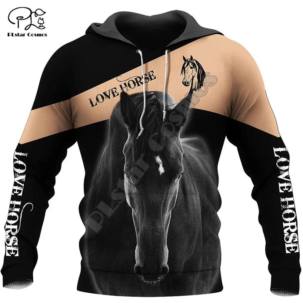 

PLstar Cosmos Horse Tattoo Animal Funny Streetwear Harajuku Trucksuit Autumn Sweatshirt 3DPrint Men/Women Pullover Hoodies D-12
