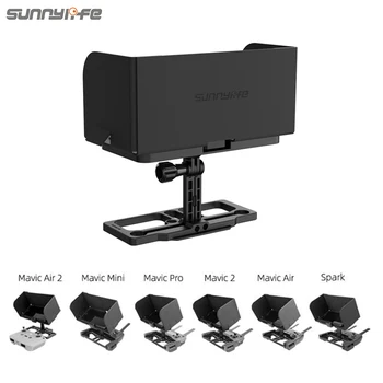 

Sunnylife Remote Controller Mobile Phone Holder with Sun Hood Full Screen Smartphone Holder for Mavic Air 2/ Mini/ Pro/ 2/ Air