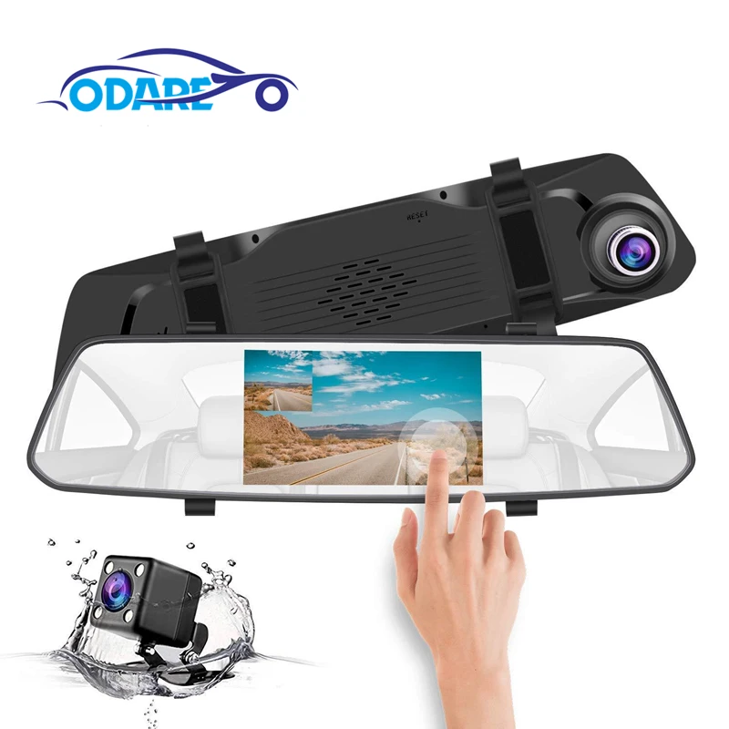 Odare 5 &quotсенсорный экран Full HD 1080P Автомобильный видеорегистратор двойной объектив